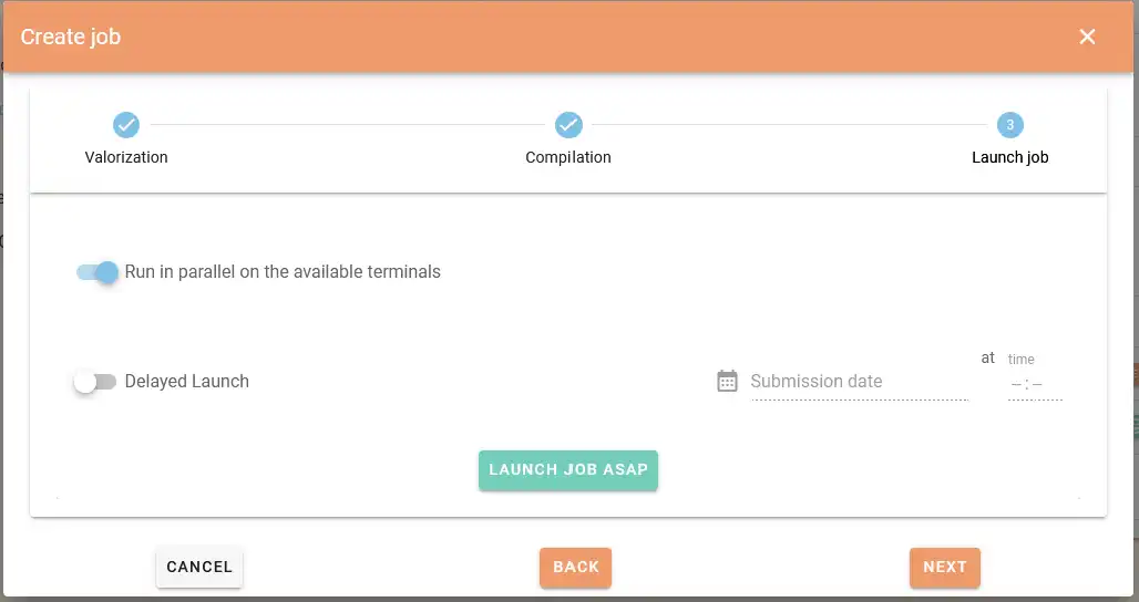 Exécution distribuée ou séquentielle, immédiate ou différée des tests